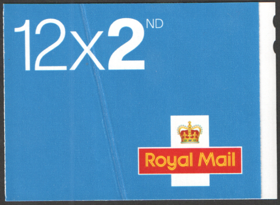 (image for) RD1 / SB2(8) Pre-printing cover flaw 2006 Walsall 12 x 2nd Class Booklet